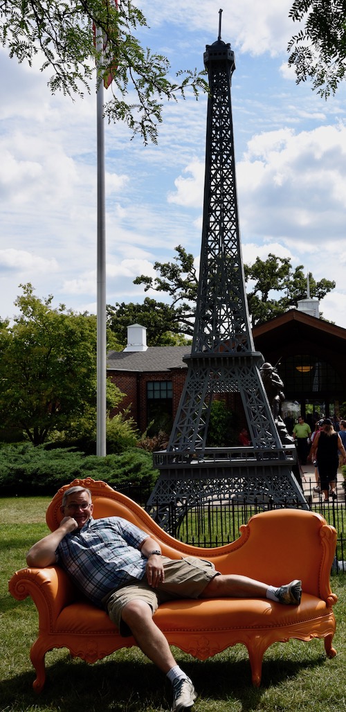 I'm a model in my dreams. At the Cantigny Park French Connection Day.