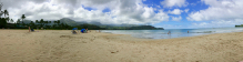 A view of Hanalei Beach.