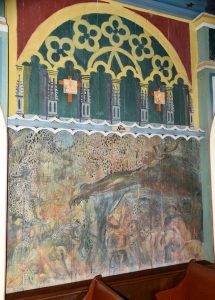 Mural of Hell at The Painted Church