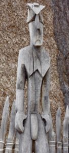 An interesting statue at Pu’uhonua o Honaunau National Historical Park