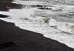 Panalu'u Black Sand Beach in Hawaii