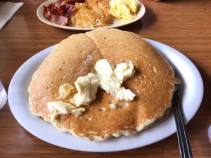 Hawaiin Style Cafe pancake in Hilo, HI