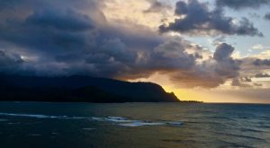 Sunset at the St. Regis in Princeville, Kauai.