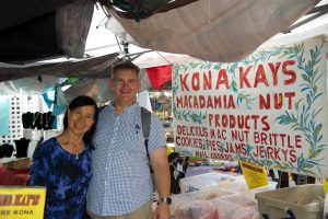 Kona Kay at the Kona Farmer's Market