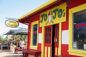 Jo Jo's shave ice.