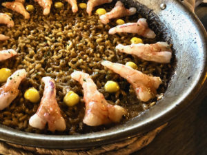 Garlic Shrimp Rice - La Barra de Carles Abellan