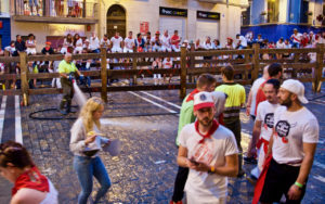 Hosing Down the Pamplona Streets