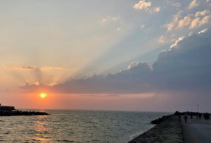 Sunset in San Sebastian