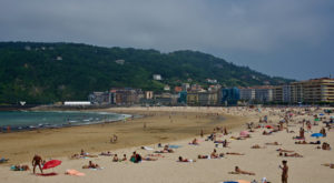 Zurriola Beach - San Sebastian, Spain